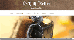 Desktop Screenshot of keller-schuh.de