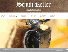 Tablet Screenshot of keller-schuh.de